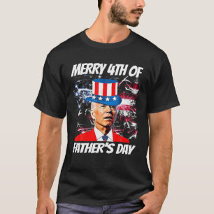 Camiseta Feliz 4º Do Dia de os pais Engraçado Joe Biden Hap