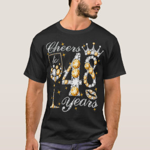 Camiseta Feliz 48º aniversário da Rainha D