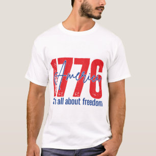 Camiseta Feliz 4 de Julho