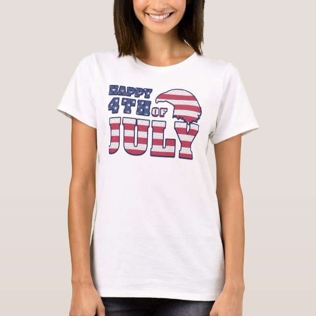 Camiseta Feliz 4 de julho (Frente)