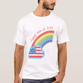 Camiseta Feliz 4 de julho