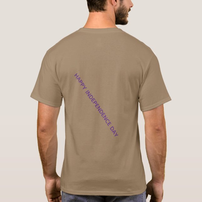 CAMISETA FELIZ 4 DE JULHO (Verso)