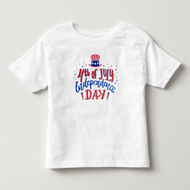 Camiseta Feliz 4 de julho (Frente)