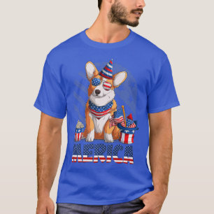 Camiseta Feliz 4 De Julho Bandeira Americana Patriótica Ban