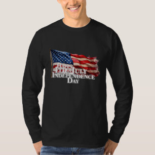 Camiseta Feliz 4 de julho - Dia da Independência