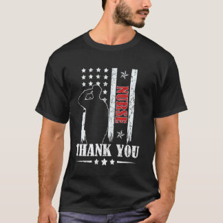 Camiseta Feliz 4 de Julho Enfermeira Bandeira Americana Dia