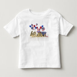 Camiseta Feliz 4 de Julho EUA