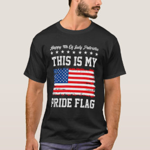 Camiseta Feliz 4 de julho Patriótico Americano Bandeira 4º 
