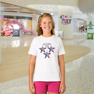 Camiseta "Feliz 4 de Julho 'Soe a Liberdade'"