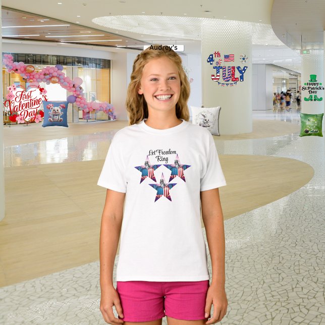 Camiseta "Feliz 4 de Julho 'Soe a Liberdade'" (Criador carregado)