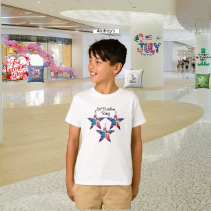 Camiseta "Feliz 4 de Julho "Soe a Liberdade"