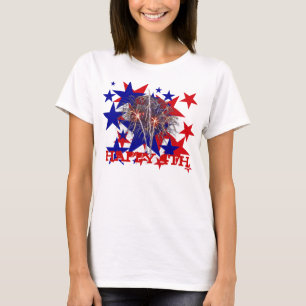 Camiseta Feliz 4 de julho, Stars Shirt -