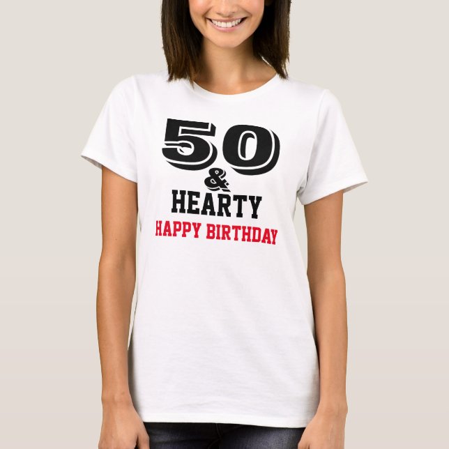 Camiseta Feliz 50º Aniversário (Frente)