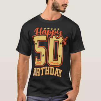 Camiseta Feliz 50º aniversário