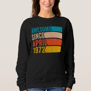 Camiseta Feliz 50º Aniversário, 50 anos, Incrível desde Apr