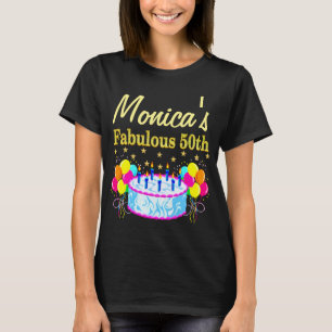 CAMISETA FELIZ 50.º ANIVERSÁRIO PARTE PERSONALIZADA A CAMIS