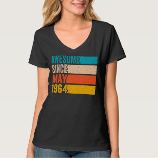 Camiseta Feliz 58ª Festa de aniversário 58 anos incríveis d