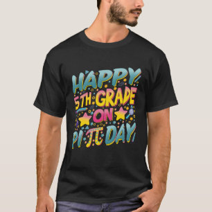 Camiseta Feliz 5 no Pi Day Professores de Matemática e Cria