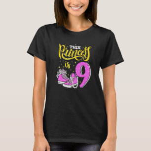 Camiseta Feliz 9.º Aniversário Para Raparigas Sneakers Crow