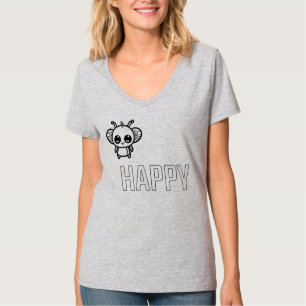 Camiseta Feliz Abelha :)