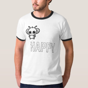 Camiseta Feliz Abelha :)