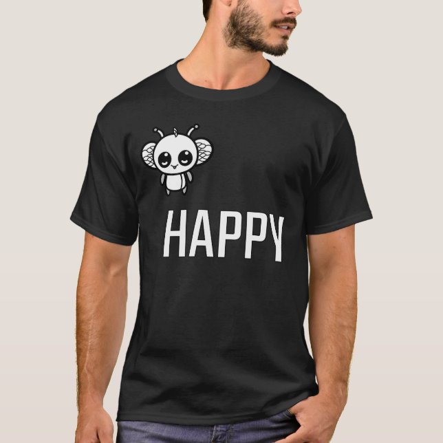 Camiseta Feliz Abelha :) (Frente)