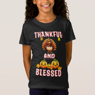 Camiseta Feliz Abençoado 23 Maple de novembro dos EUA Ação