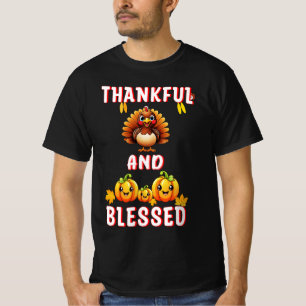 Camiseta Feliz Abençoado 23 Maple de novembro dos EUA Ação