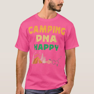 Camiseta Feliz acampamento de DNA na Natureza