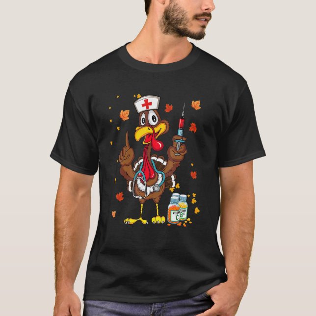 Camiseta Feliz Ação de Graças 4 (Frente)