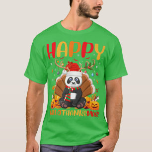 Camiseta Feliz Amante de os animais de Panda, Feliz Panda,