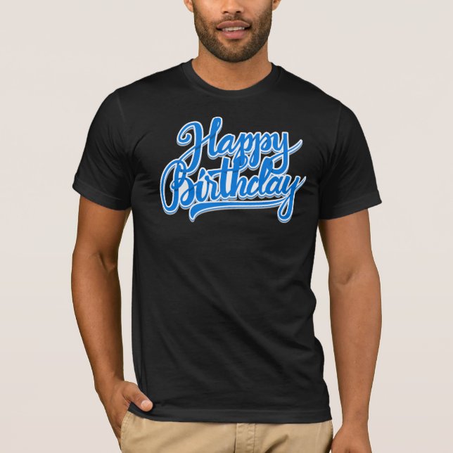 Camiseta Feliz aniversário (Frente)