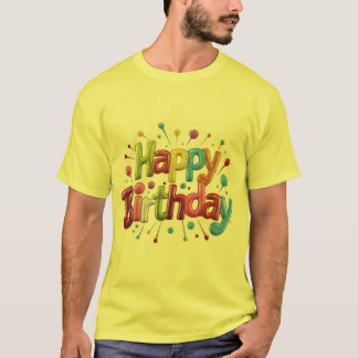 Camiseta Feliz Aniversário