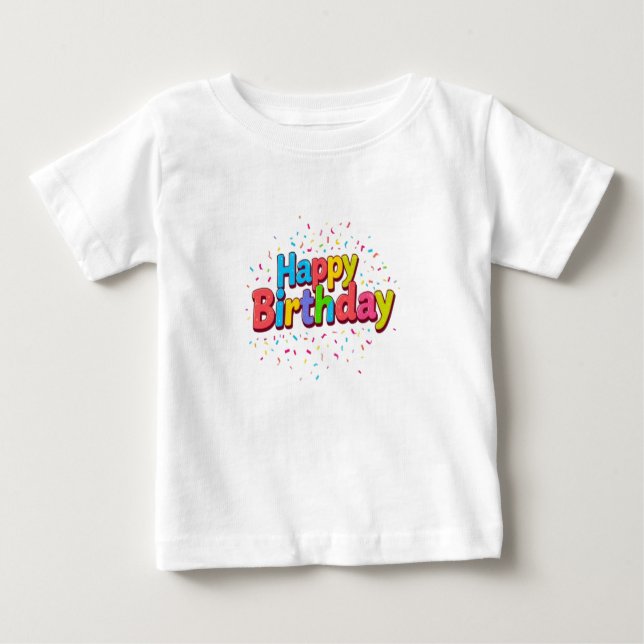 Camiseta Feliz aniversário (Frente)