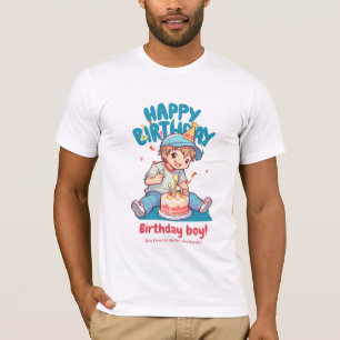 Camiseta feliz aniversário