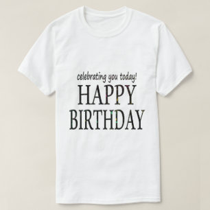 CAMISETA FELIZ ANIVERSÁRIO