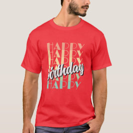 Camiseta Feliz Aniversário 