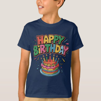 Camiseta Feliz aniversário