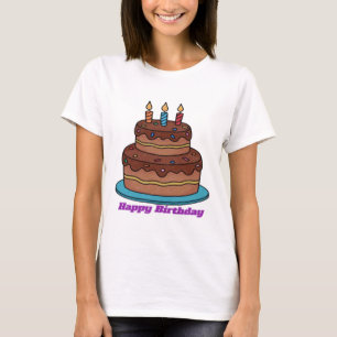 Camiseta Feliz aniversário