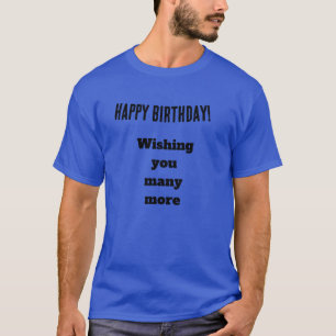 Camiseta Feliz aniversário