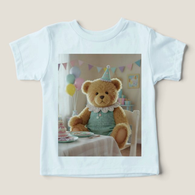 Camiseta Feliz aniversário! (Design frontal)