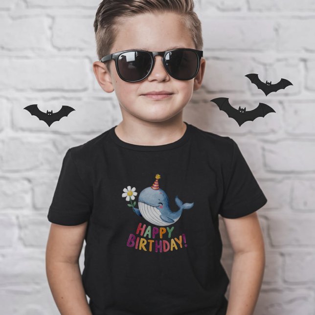 Camiseta Feliz aniversário (Criador carregado)