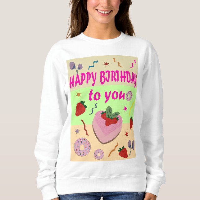 Camiseta Feliz aniversário (Frente)