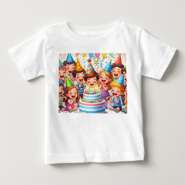 Camiseta Feliz aniversário (Frente)