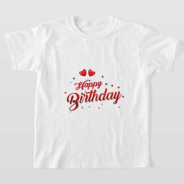 Camiseta Feliz aniversário (Postura )