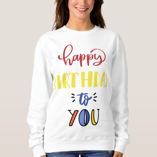 Camiseta Feliz aniversário (Frente)