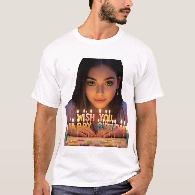 Camiseta Feliz aniversário (Frente)