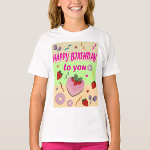 Camiseta Feliz aniversário