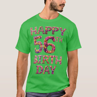 Camiseta Feliz aniversário 56º