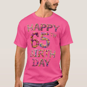 Camiseta Feliz aniversário, 65º